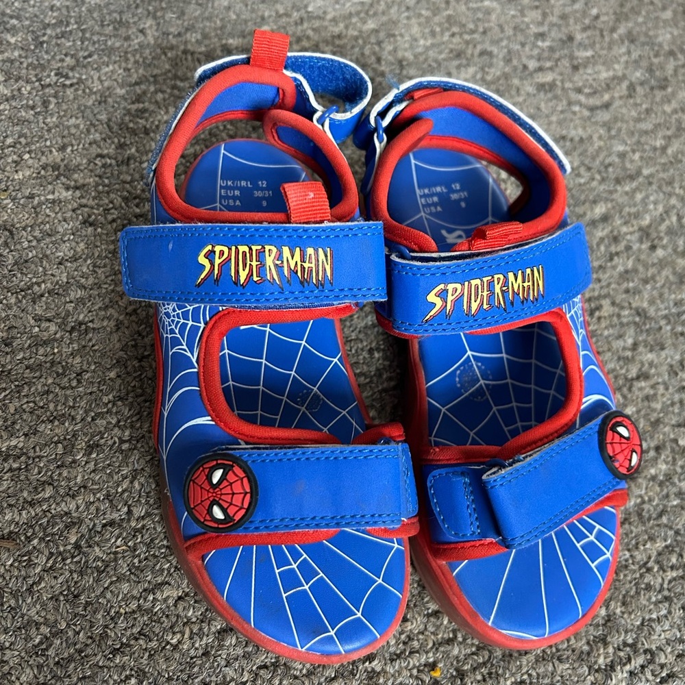 Marvel Spiderman Kids Sandals - Blue and Red
